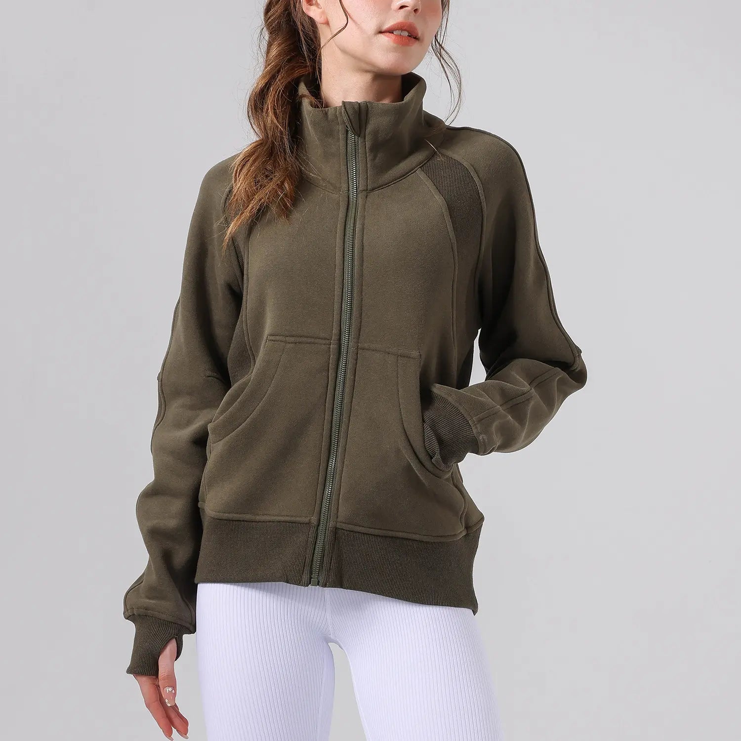 Thermal Lined Zip-Up Hoodie | Warm & Cozy for Winter