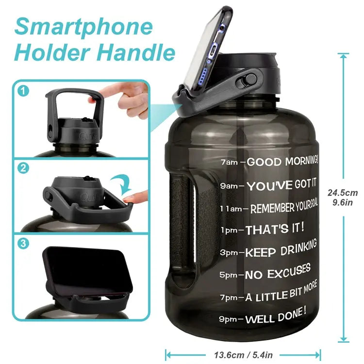 Water Jug with Motivational Time Markers | Luxen