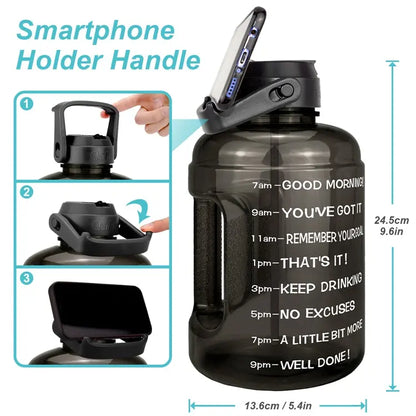 Water Jug with Motivational Time Markers | Luxen