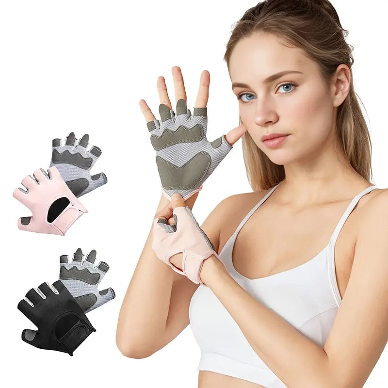 Half Finger Gym Gloves – Breathable & Comfortable