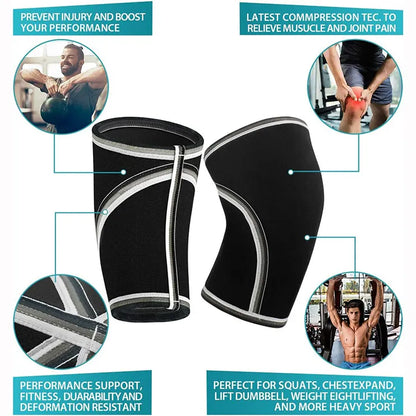7mm Thick Neoprene Gym Knee Sleeve
