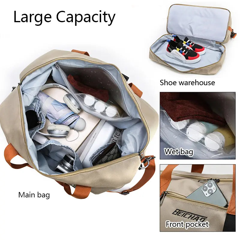 Travel Duffle Bag – Stylish & Spacious for Trips