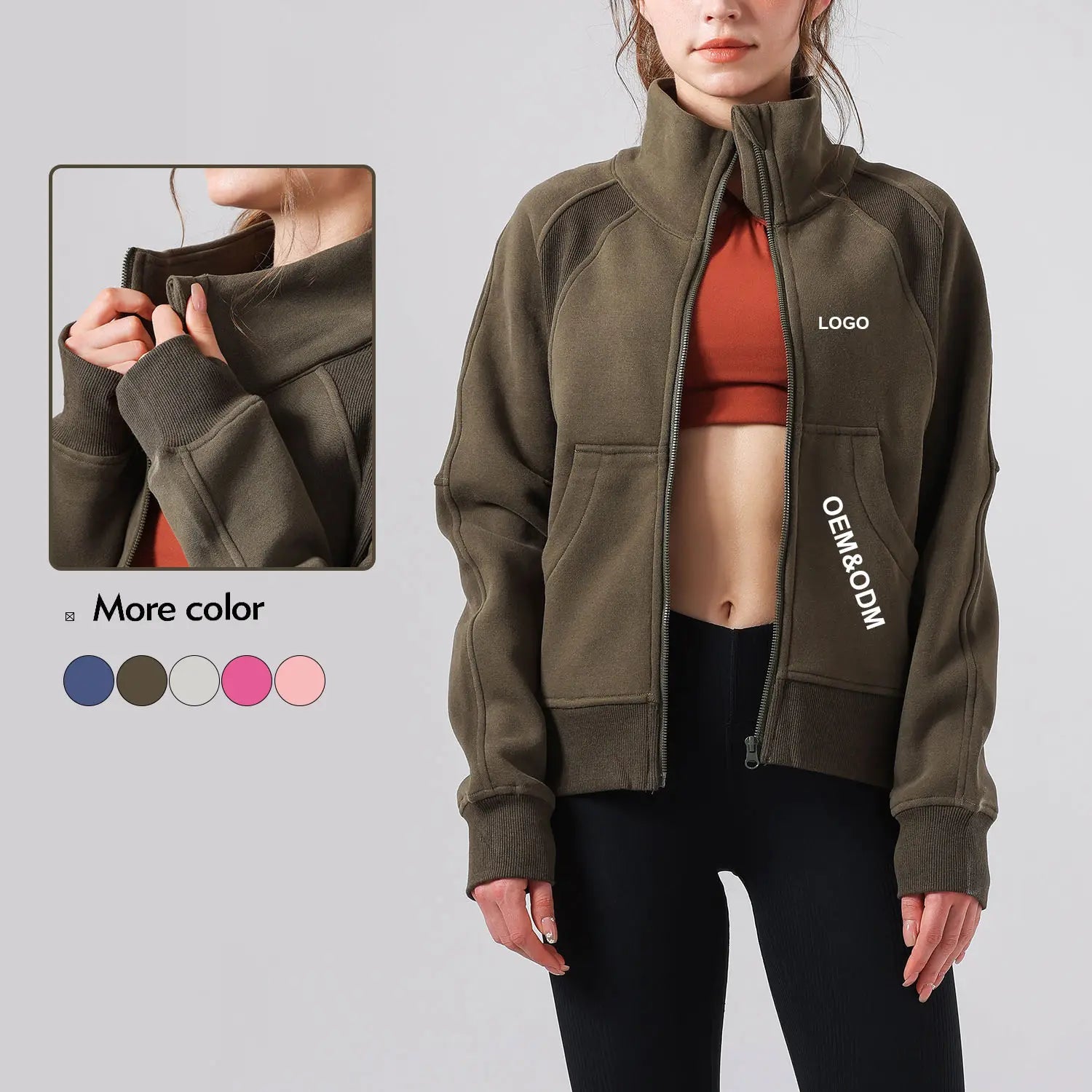 Thermal Lined Zip-Up Hoodie | Warm & Cozy for Winter