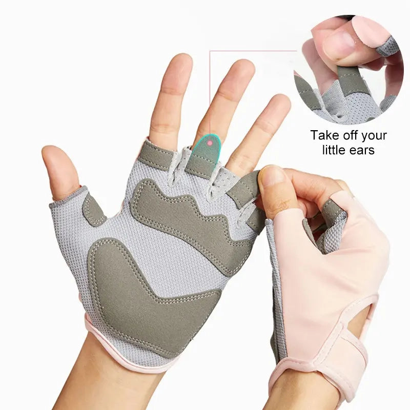 Half Finger Gym Gloves – Breathable & Comfortable