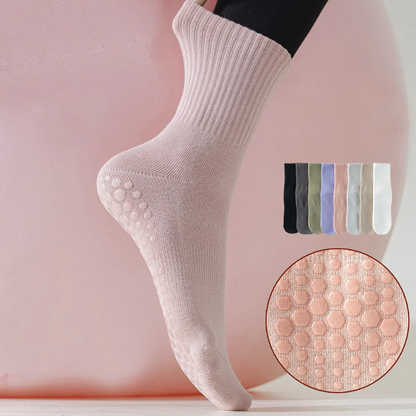 Custom Grip Socks for Women | Anti-Slip Yoga & Pilates Socks