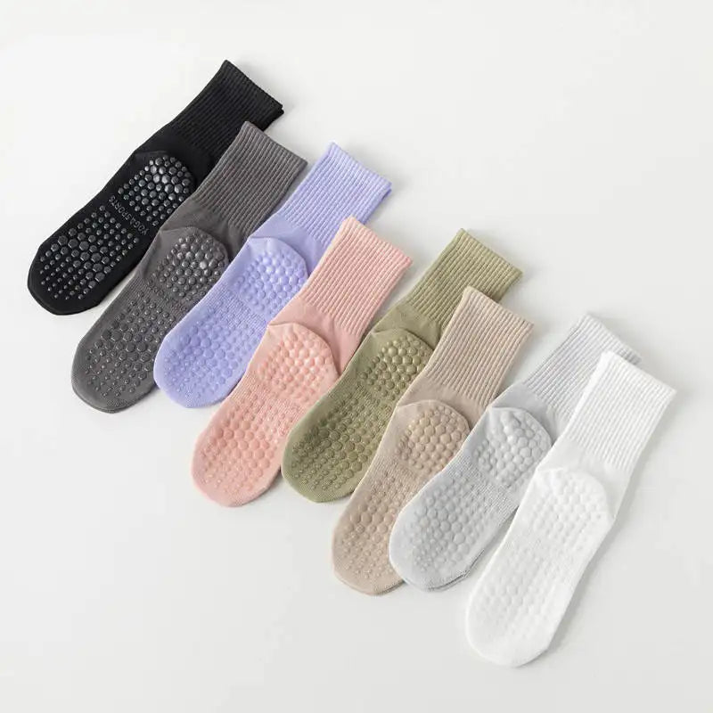 Custom Grip Socks for Women | Anti-Slip Yoga & Pilates Socks
