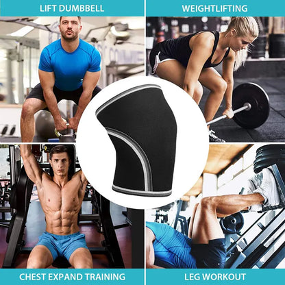 7mm Thick Neoprene Gym Knee Sleeve