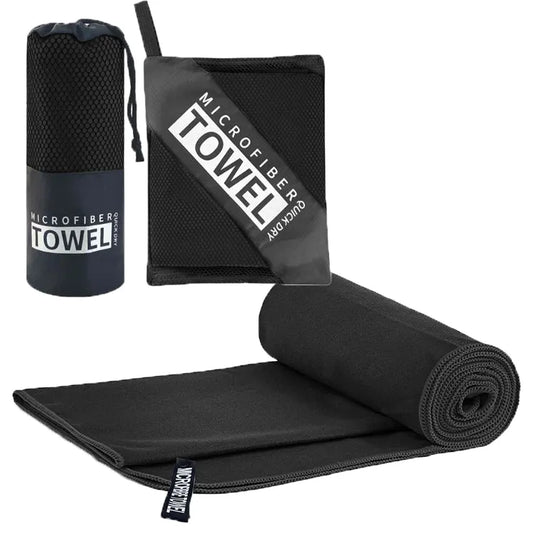 Microfiber Fitness Towel – Ultra-Absorbent & Soft
