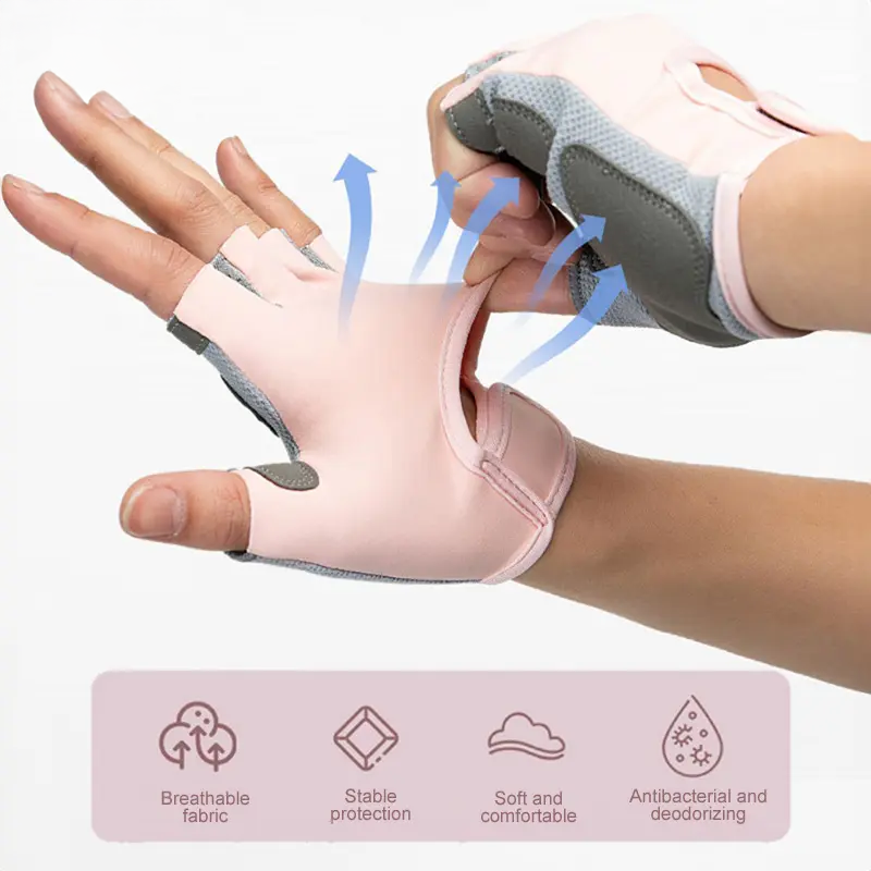 Half Finger Gym Gloves – Breathable & Comfortable