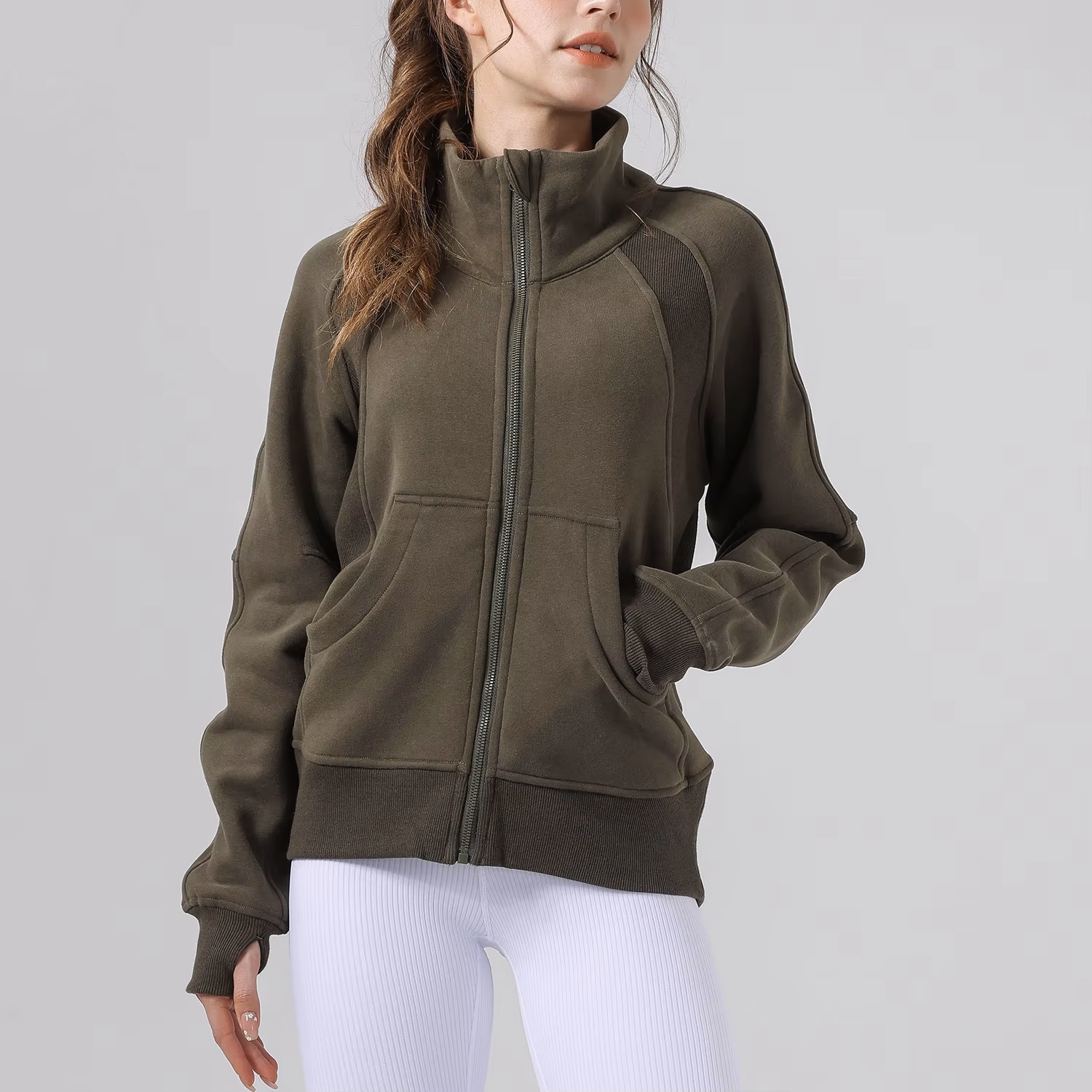 Thermal Lined Zip-Up Hoodie | Warm & Cozy for Winter