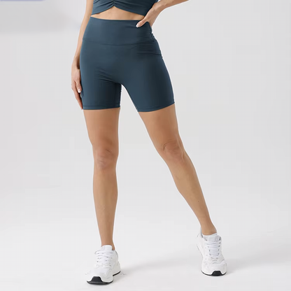 Grey Biker Shorts